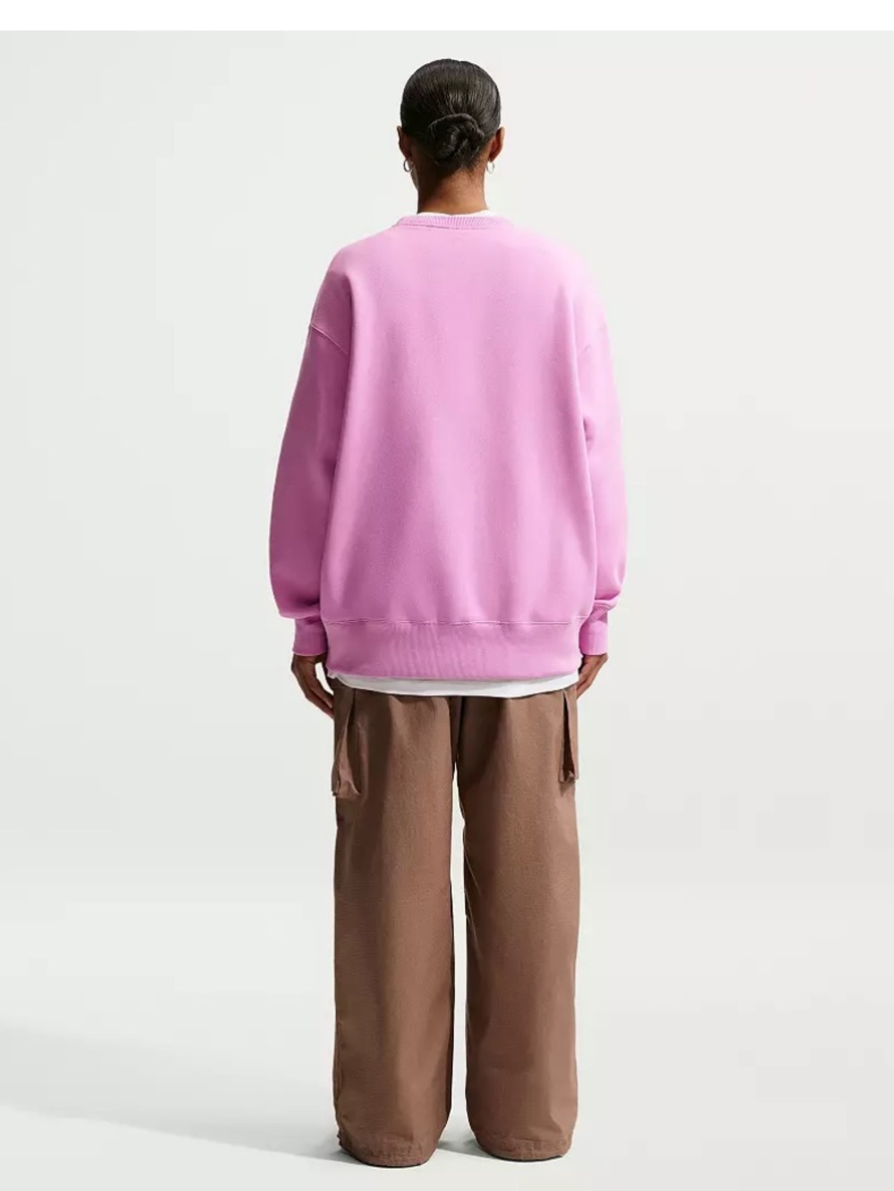 Nike Women's Sportswear Phoenix Fleece Oversized Sweatshirt - Picture 8 of 8